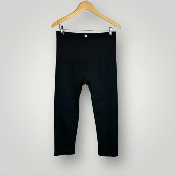 NWOT Shapermint Empetua | At Waist Shaping Leggings Cropped Stretch Black - Picture 3 of 7